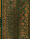 Mustard Yellow Silk Woven Banarasi Saree
