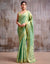 Pista Green Tissue Silk Woven Banarasi Saree