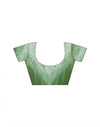 Pista Green Tissue Silk Woven Banarasi Saree